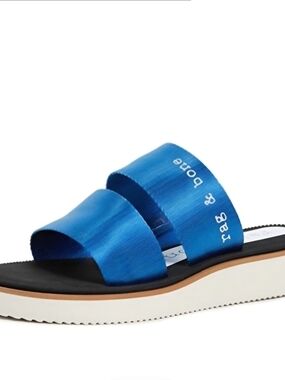 EUC Sz 36 EU Sz 6 US Rag & Bone Cobalt  Blue Mila Slide Sandals